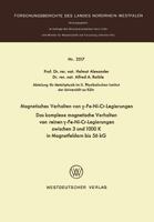 Magnetisches Verhalten Von -Fe-Ni-Cr-Legierungen: Das Komplexe Magnetische Verhalten Von Reinen -Fe-Ni-Cr-Legierungen Zwischen 3 Und 1000 K in Magnetfeldern Bis 56 Kg 3531025171 Book Cover