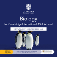 Cambridge International AS & A Level Biology Digital Teacher's Resource Access Card 1108797792 Book Cover