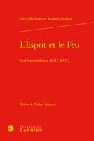 L'Esprit Et Le Feu: Correspondance (1917-1935) 2406141772 Book Cover