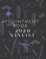 Appointment Book 2020 Stylist: Purple Un-Dated Organizer Schedule Notebook Planner for Nail Technicians, Salons, Spas, Hair Stylist, Braiders, ... Artist, Beauty & Massage Therapist Hourly 169129750X Book Cover