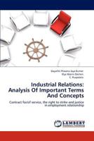 Industrial Relations: Analysis of Important Terms and Concepts 3846503959 Book Cover