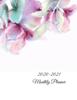 2020-2021 Monthly Planner: 2020-2021 Two Year Monthly Planner, Floral Design, 24 Months Logbook Calendar Agenda Organizer Schedule Yearly Goals Monthly Task Checklist(102 Pages, 8.5"x11") Elegant Ethn 1700338528 Book Cover