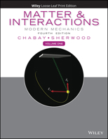 Matter and Interactions I: Modern Mechanics 0470503459 Book Cover