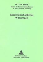 Genossenschaftliches Woerterbuch 3261010339 Book Cover