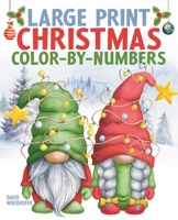Large Print Christmas Color by Numbers (Sirius Large Print Color by Numbers Collection) 1398852864 Book Cover