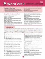Word 2019 Reference and Cheat Sheet : The Unofficial Cheat Sheet Reference for Microsoft Word 2019 and Microsoft Word Online 1641880279 Book Cover