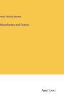 Miscellanies and Poems 3382804077 Book Cover