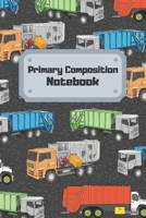 Garbage Truck Composition Book: Cute Gift For Toddlers, Preschool, Kindergarten ~ Small Lined Notebook (6" x 9") 1656809761 Book Cover