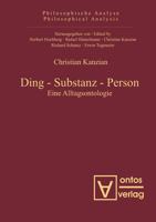 Ding - Substanz - Person 3110329379 Book Cover