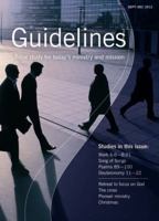Guidelines: September-December 2013: Bible Study for Today's Ministry and Mission 184101768X Book Cover