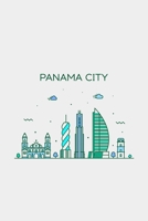 Panama City Minimalist Travel Notebook [Lined] [6x9] [110 pages] 1676571086 Book Cover