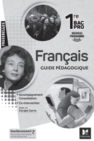 Passerelles - FRANCAIS 1re bac pro - Ed. 2020 - Guide pédagogique (French Edition) 2216157511 Book Cover