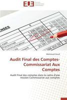 Audit Final Des Comptes-Commissariat Aux Comptes 3841731074 Book Cover