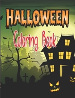 Halloween Coloring Book: It is most suitable for kids age between 2- 8 B09DF89639 Book Cover