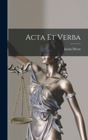 Acta Et Verba 1016121105 Book Cover