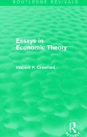 Essays in Economic Theory 1138858676 Book Cover