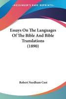 Essays On The Languages Of The Bible And Bible Translations 1164637304 Book Cover