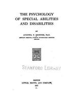The Psychology of Special Abilities and Disabilities 102200137X Book Cover