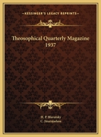 Theosophical Quarterly Magazine 1937 0766152944 Book Cover