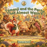 Tomanji and the Party That Almost Wasn’t: A Money Story About Knowing Your Strengths, Sharing the Work, and Letting Everyone Do What They Do Best (Woodland Cents) B0HK5G8TYD Book Cover