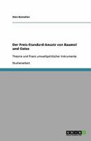 Der Preis-Standard-Ansatz von Baumol und Oates 364040937X Book Cover