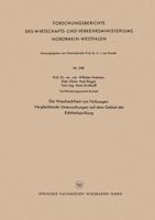 Die Waschechtheit Von Farbungen: Vergleichende Untersuchungen Auf Dem Gebiet Der Echtheitsprufung 3663032035 Book Cover