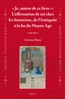 « Je, auteur de ce livre » (Later Medieval Europe, 20) 9004380396 Book Cover