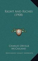Right and Riches 1165691019 Book Cover