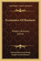 Economics Of Business: Modern Business 1167022769 Book Cover