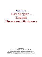 Webster’s Limburgian - English Thesaurus Dictionary 0497835789 Book Cover