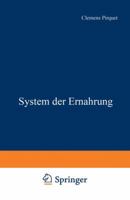 System Der Ernahrung 3642983235 Book Cover
