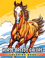 Horse Breeds Galore Coloring Book for Kids Age 8-12 - prevent smudgy pages: An Educational Coloring Book for Kids - Discover the World of Horse Breeds B0CMM78GKK Book Cover