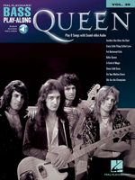 Queen: Bass Play-Along Volume 39 (Book/Online Audio) 1458404951 Book Cover
