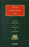 Anton's Private International Law. 041401345X Book Cover