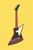 Guitar Planner: Music Organizer, Calendar for Music Lovers, Schedule Songwriting, Monthly Planner (110 Pages, Lined, 6 x 9) 1676152083 Book Cover