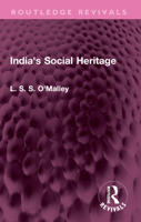 India's Social Heritage 1032439319 Book Cover