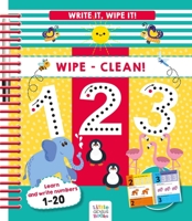 Write it, Wipe It! Wipe-Clean 123 1953344682 Book Cover