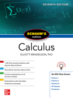 Schaum's Outline of Calculus, Seventh Edition 126425833X Book Cover