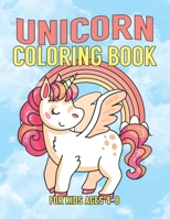 Unicorn Coloring Book for Kids Ages 4-8: A Beautiful collection of 55 Unicorns Illustrations for hours of fun! 1695639693 Book Cover