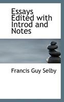 Essays Edited with Introd and Notes 1113708212 Book Cover