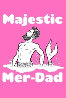 Majestic Mer Dad: Notebook Wide Rule 1686952708 Book Cover