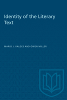Identity of the Literary Text 0802065643 Book Cover
