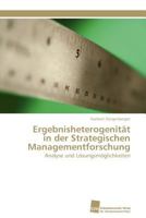 Ergebnisheterogenitat in Der Strategischen Managementforschung 3838127641 Book Cover