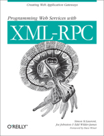 Programming Web Services with XML-RPC (O'Reilly Internet Series) 0596001193 Book Cover