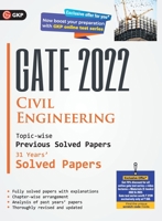 GATE 2022 Civil Engineering - 31 Years Topic Wise Previous Solved Papers 9390820847 Book Cover