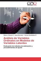 Análisis de Variables Ordinales en Modelos de Variables Latentes 3846565490 Book Cover