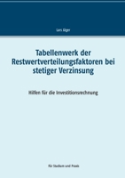 Tabellenwerk der Restwertverteilungsfaktoren bei stetiger Verzinsung: Hilfen für die Investitionsrechnung 3753436178 Book Cover