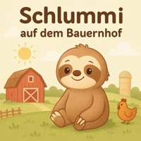 Schlummi auf dem Bauernhof: Ein tierisches Abenteuer mit Schlummi dem kleinen Faultier, Bilderbuch mit süßen Tieren und einer liebevollen Geschichte, ... (Schlummi entdeckt die Welt) (German Edition) B0GQDX2GQQ Book Cover