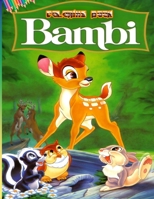 Bambi coloring book: Coloring Book for Kids and Adults,cute coloring book,GREAT Coloring Book with GIANT PAGES and EXCLUSIVE ILLUSTRATIONS B08JMQTHCG Book Cover
