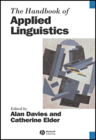 The Handbook of Applied Linguistics (Blackwell Handbooks in Linguistics) 1405138092 Book Cover